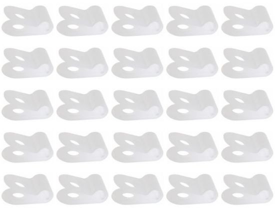 Picture of CLIP P-TYPE PLASTIC WHITE 8.4mm - 1K/BAG