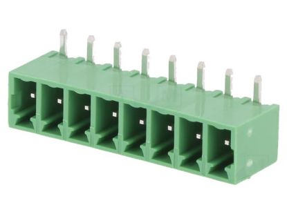 Picture of HEADER R/A PCB-MNT 8P CLOSED P=3.5
