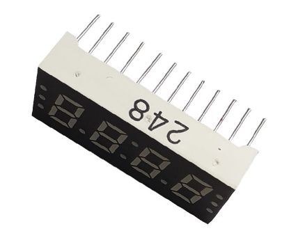 Picture of 4 DIGIT LED DISPLY CA RED CH=7.6mm 30.4x13.7mm