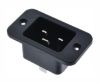 Picture of C20 IEC320 PLUG PANEL MOUNT ADAPTER SNAP-IN 16A 250V
