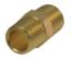 Picture of PNEUMATIC THREAD COUPLER BRASS NIPPLE 1/4-1/4 MALE-MALE