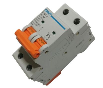 Picture of MINI DIN-RAIL MOUNT CIRCUIT BREAKER 16A 2P 6KA D CURVE
