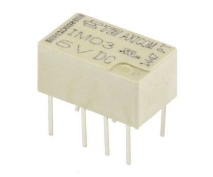 Picture of RELAY DPDT 2A 5VDC RECT 8PCB