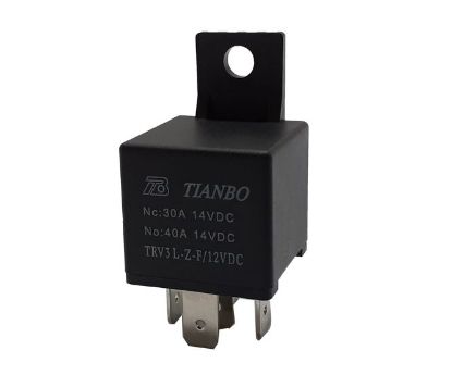 Picture of RELAY SPDT 40A 12VDC 5PLUG FLANGE MOUNT