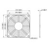 Picture of PLASTIC FINGER/FAN GUARD BLACK 120mm - 400/BOX