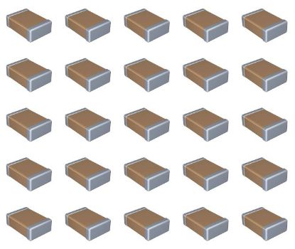 Picture of CERAMIC CAPACITOR SMD M/L 1812 0.22uF - 1K/BAG