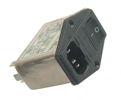 Picture of MAINS EMI FILTER 6A WITH SWITCH & FUSE HOLDER