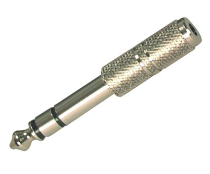 Picture of STEREO ADAPTOR 6.3 PLUG TO 3.5mm SOCKET