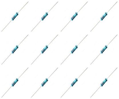 Picture of RESISTOR 1/2W ROUND C/F 5%  1K0 - 500/BAG