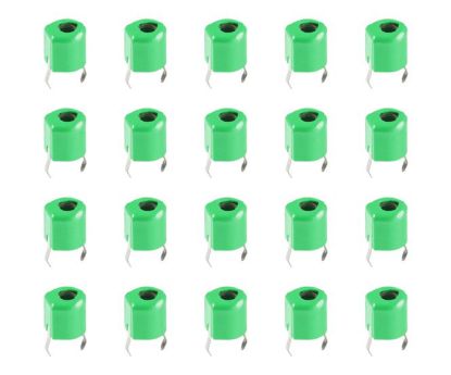 Picture of ADJUSTABLE CAPACITOR T/H 30pF-6.2pF GREEN - 1K/BAG