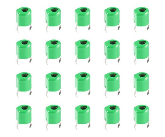 Picture of ADJUSTABLE CAPACITOR T/H 30pF-6.2pF GREEN - 1K/BAG