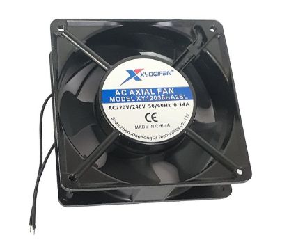 Picture of 220V AXIAL COOLING FAN 120sqx38mm BAL 87CFM LEADS