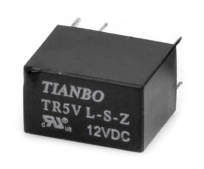 Picture of RELAY SPDT 1A 12VDC RECT 6PCB