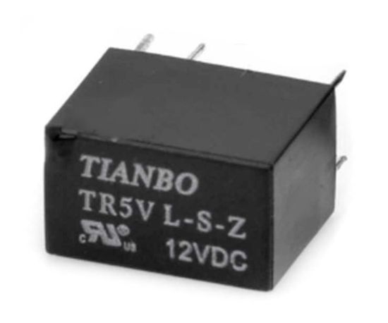 Picture of RELAY SPDT 1A 12VDC RECT 6PCB
