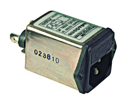 Picture of FUSED PANEL MOUNT MAINS EMI FILTER 6A