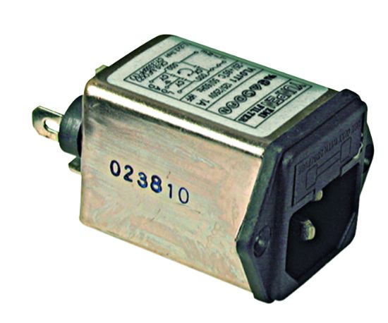 Picture of FUSED PANEL MOUNT MAINS EMI FILTER 6A