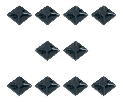 Picture of ADHESIVE TIE MOUNT 20x14mm BLACK -MPQ10