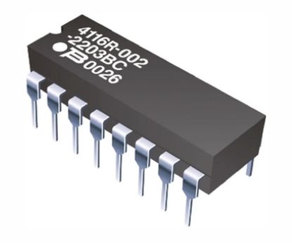 Picture of RESISTOR NETWORK DIL 16-PIN  8-RES  68E
