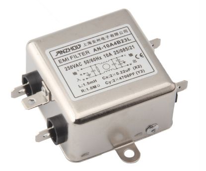 Picture of IEC CASSIS MOUNT EMI FILTER 10A 250VAC