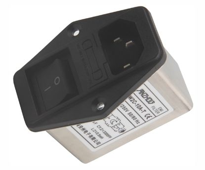Picture of IEC SWITCHED POWER EMI FILTER 10A 250VAC