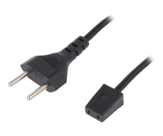 Picture of AC FAN LEAD 2W TO 2M EURO PLUG BLACK