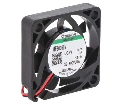 Picture of 5VDC AXIAL FAN 30sqx6mm VAPO 4.9CFM LEAD