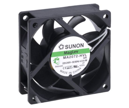 Picture of 220V AXIAL FAN 70sqx25mm MAGLEV 28CFM LEAD