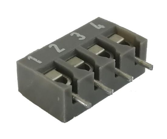 Picture of TERMINAL N/C PCB 4W 5.00 STR GY SCR