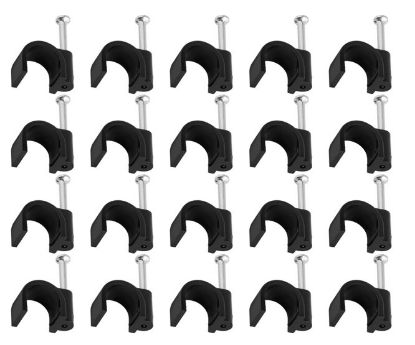 Picture of CIRCLE NAIL IN SADDLE 9mm BLACK - 100/BAG
