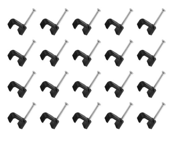 Picture of FLAT NAIL IN SADDLE 10mm BLACK - 100P/BAG