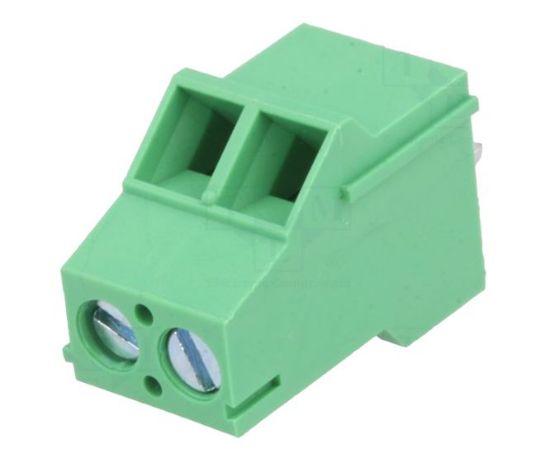 Picture of PCB TERMINAL BLOCK STR 2W P=5.08mm SCR GREEN