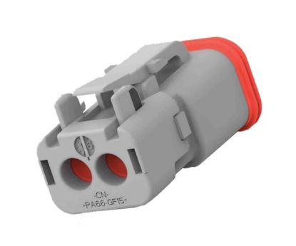 Picture of CONNECTOR HOUSING PLG 2P GRY E SNAPCAP