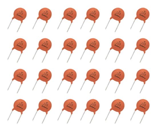 Picture of CERAMIC CAPACITOR DISC NPO 22pF 50V P=2.5mm - 1K/BAG