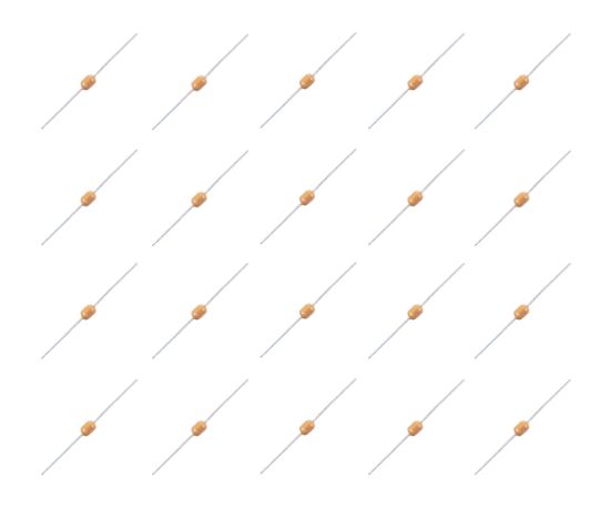 Picture of CERAMIC CAPACITOR AXIAL M/L X7R 10nF 50V - 5K/BOX
