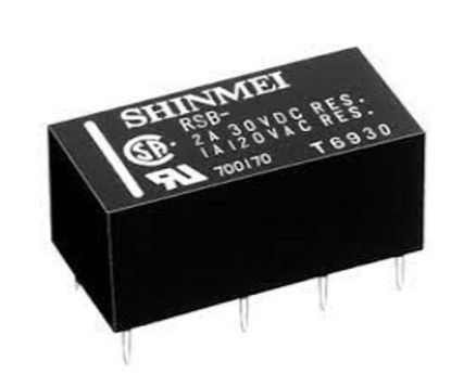 Picture of RELAY SPDT 33mA 6VDC RECT 8PCB 20x9.9x9.9mm