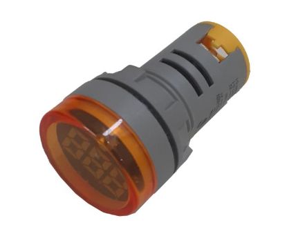 Picture of VOLTMETER INDICATOR 500VAC 3-DIG YL 22mm P/M