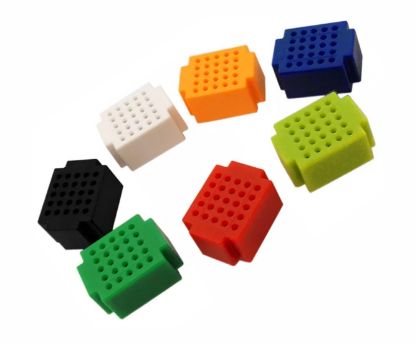 Picture of COLOURED BREADBOARD SET 7pcs 20x15x12mm