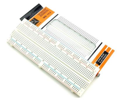 Picture of BREADBOARD 165x55mm 830 HOLES 2xPOWER RAILS