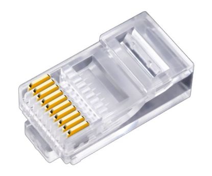Picture of POLORIZED RJ50 IN-LINE MODULAR PLUG 10W10P - DEBULK