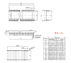 Picture of IC SOCKET 0.3 TULIP RND NARROW 24W - 20PCS/TUBE