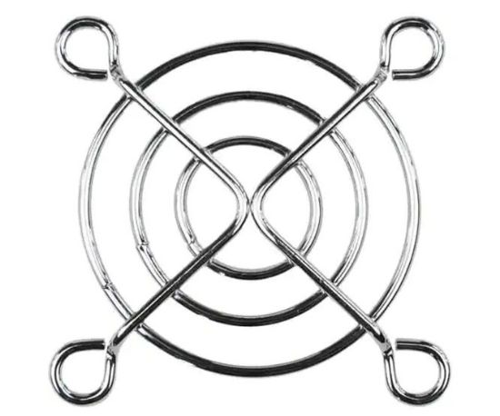 Picture of CHROME METAL FINGER GUARD FOR 70mm FAN