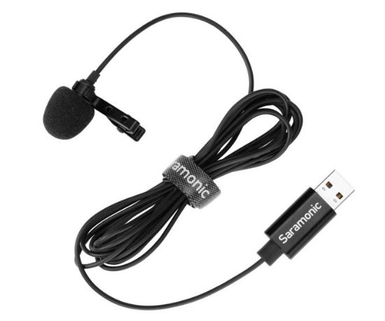 Picture of CLIP-ON MICROPHONE W/ USB-A FOR COMPUTER