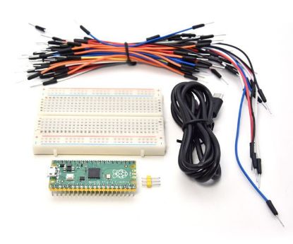 Picture of RASPBERRY PI PICO KIT BREADBOARD + CABLE/WIRES