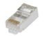 Picture of MODULAR PLUG 8W RJ45 CAT5 CONNECTOR SHIELDED CHROME - 500/BAG