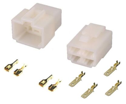 Picture of 4W AUTOMOTIVE INLINE CONNECTOR SET COMPLETE M+F