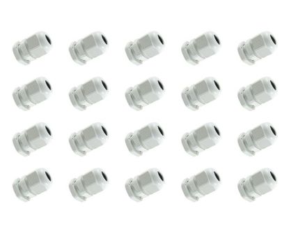 Picture of WHITE COMPRESSION GLAND PH=19mm CAB=5-10mm - 100/BAG