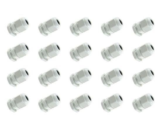 Picture of WHITE COMPRESSION GLAND PH=19mm CAB=5-10mm - 100/BAG