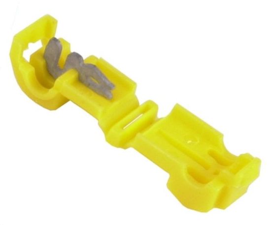 Picture of T-TAP WIRE SPLICING CONNECTOR 12AWG 600V 20A 6.35mm
