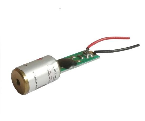 Picture of RED LASER MODULE 655nm 3VDC 4mW 3mm DOT