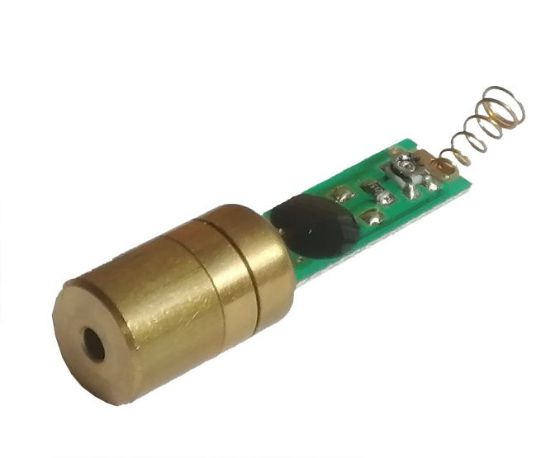 Picture of RED LASER MODULE 670nm 3VDC 3mW 3mm DOT